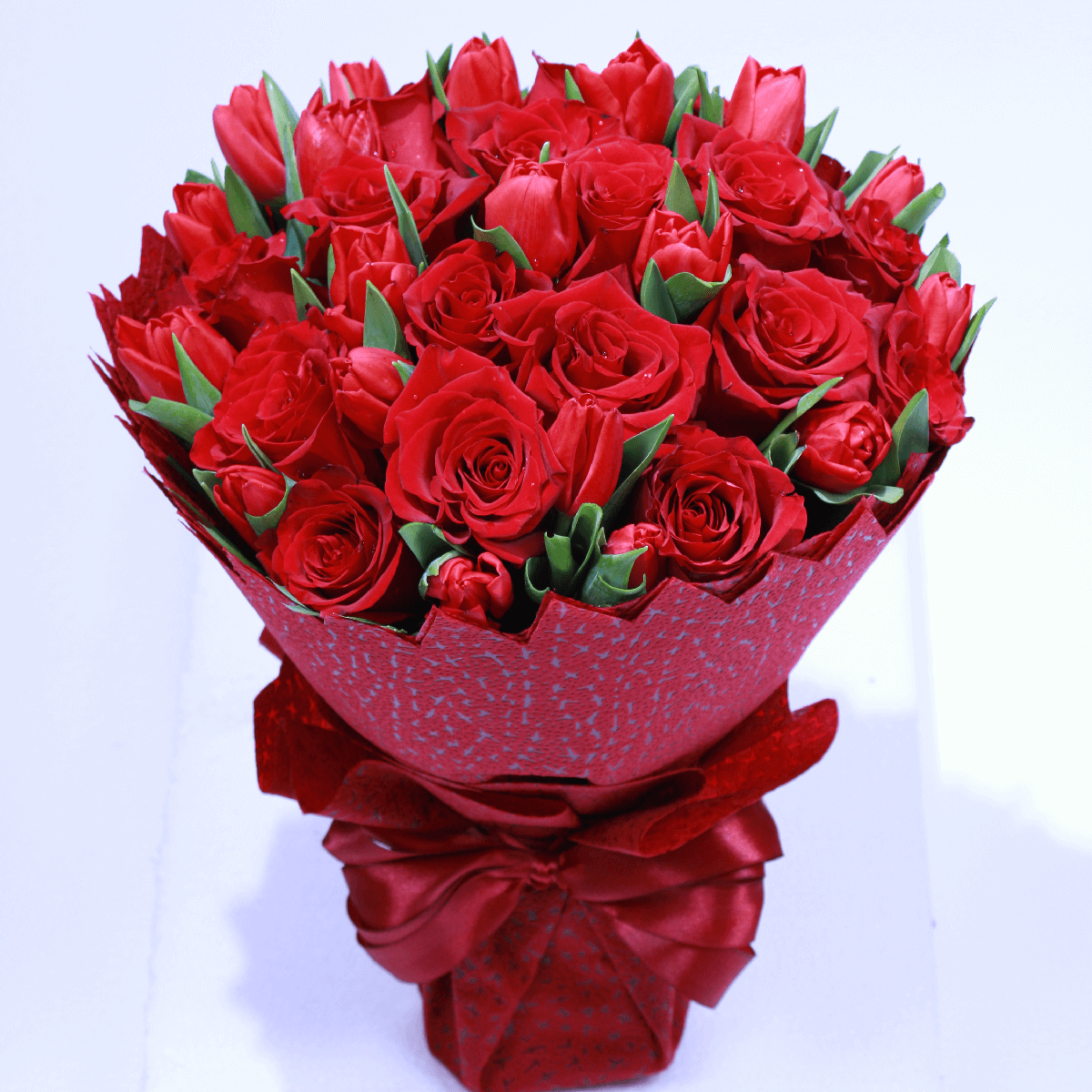 Romantic Arrangement | Exotic Tulip Flower delivery | JuneFlowers