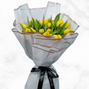 Flower Delivery to Bangalore | The Language of yellow tulips | order Now at June Flowers