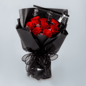 Love's Dark - Preserved Bouquet : Explore Preserved Roses in Bangalore | Order Now at June Flowers