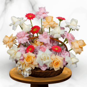 Enchanted Garden Rose Basket | Rose Delivery Bangalore India